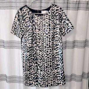 Sequin Cocktail Shift Dress